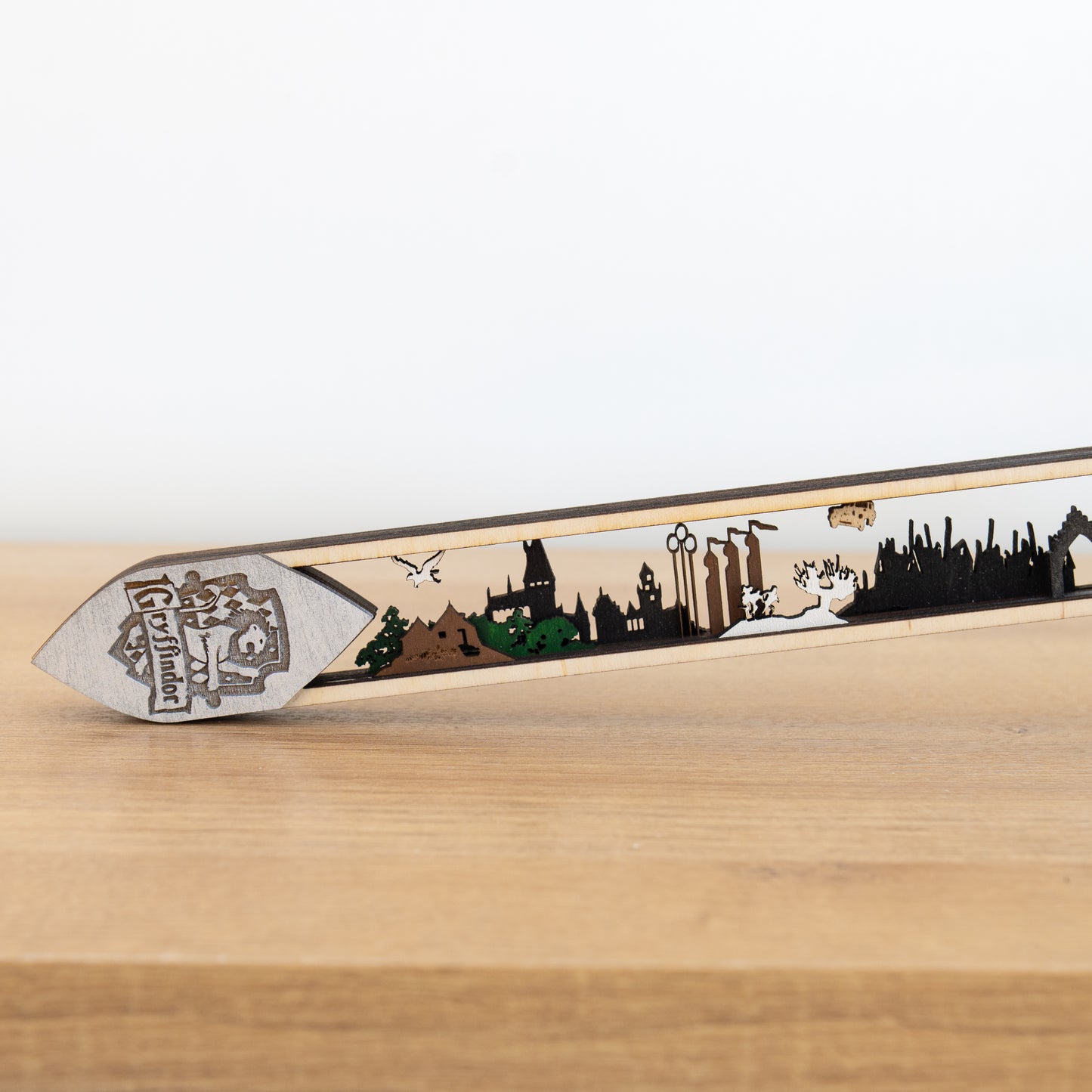 Wizard Sword Display | Handcrafted Laser-cut Decor Inspired by Gryffindor