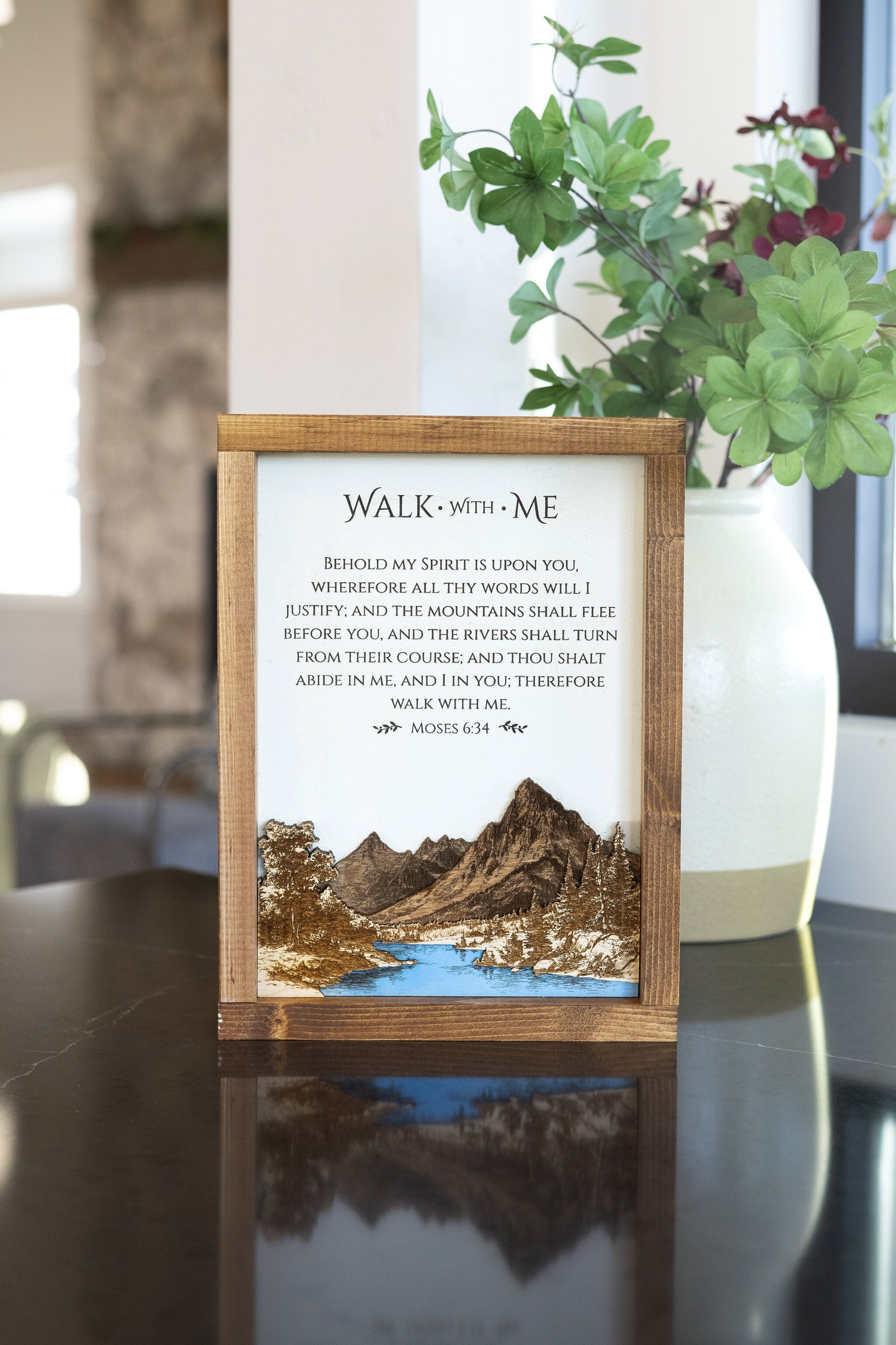 Walk With Me | 2026 Youth Theme Wall Décor - Tiny 3D Temples