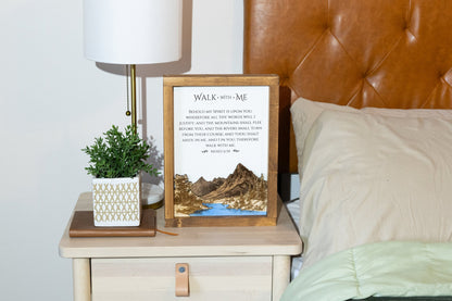 Walk With Me | 2026 Youth Theme Wall Décor - Tiny 3D Temples