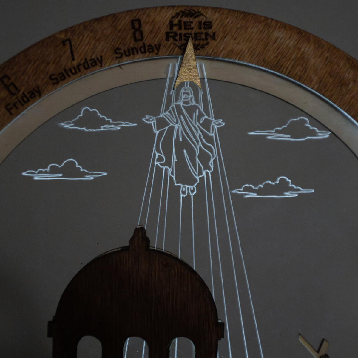 Easter Creche Countdown - Light-Up + Music Display