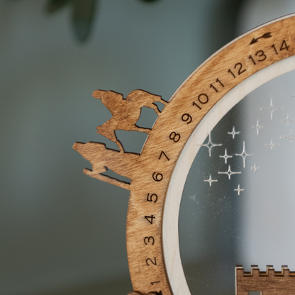 Christmas Countdown - Nativity Light-Up + Music Display