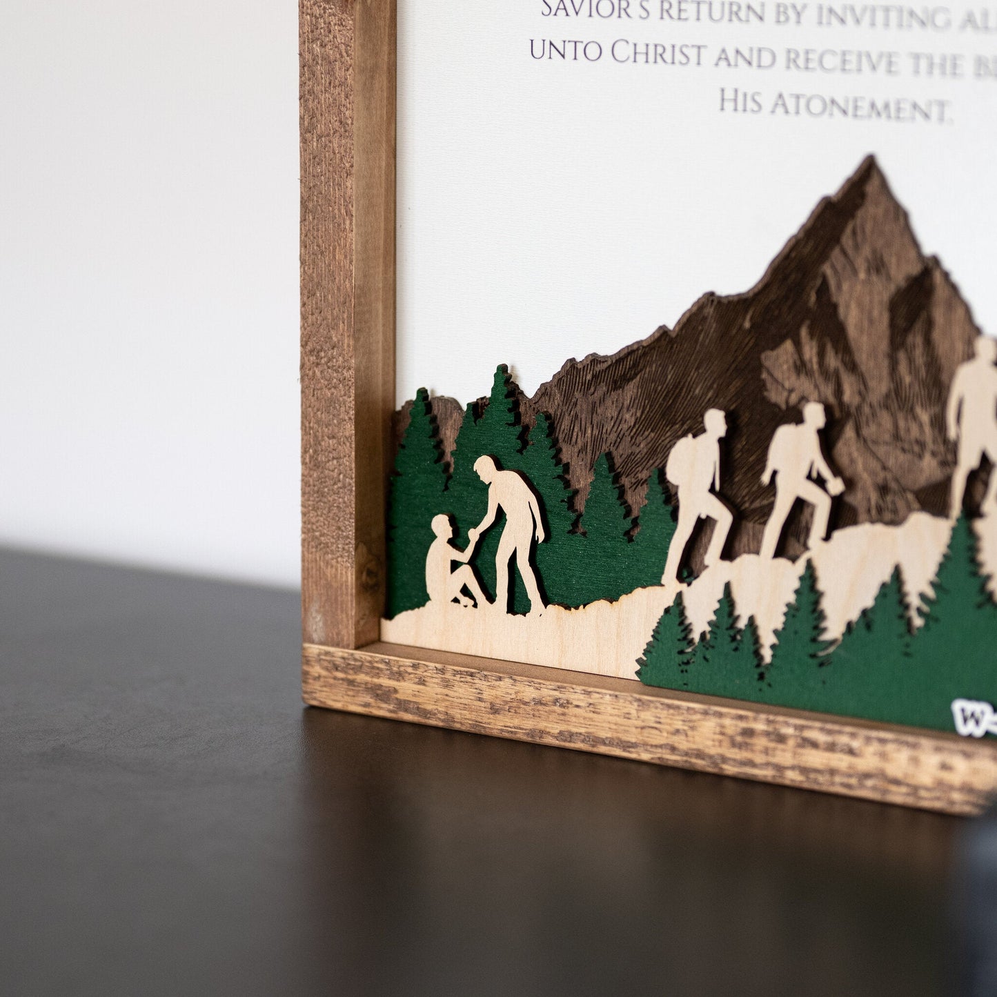 2026 Young Men Theme Wall Décor - Tiny 3D Temples