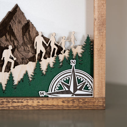 2026 Young Men Theme Wall Décor - Tiny 3D Temples
