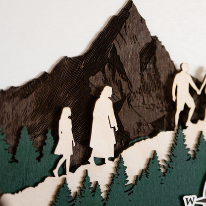 2026 Young Women Theme Wall Décor - Tiny 3D Temples