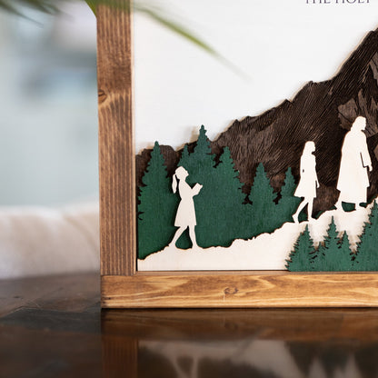2026 Young Women Theme Wall Décor - Tiny 3D Temples